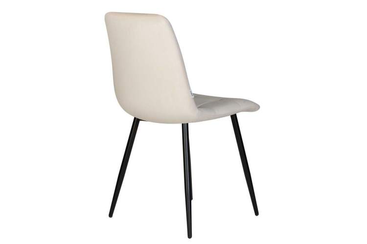 Стул обеденный DOBRIN CHILLY, Кремовый Holland 05, основание черное-4