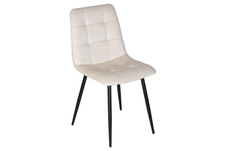 Стул обеденный DOBRIN CHILLY, Кремовый Holland 05, основание черное-7