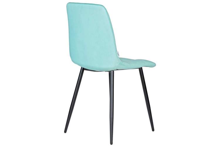 Стул обеденный DOBRIN CHILLY, Мятный Holland 50, основание черное-3