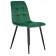 Набор 4 шт Стул обеденный DOBRIN CHILLY, Темно-зеленый Holland 30, основание черное