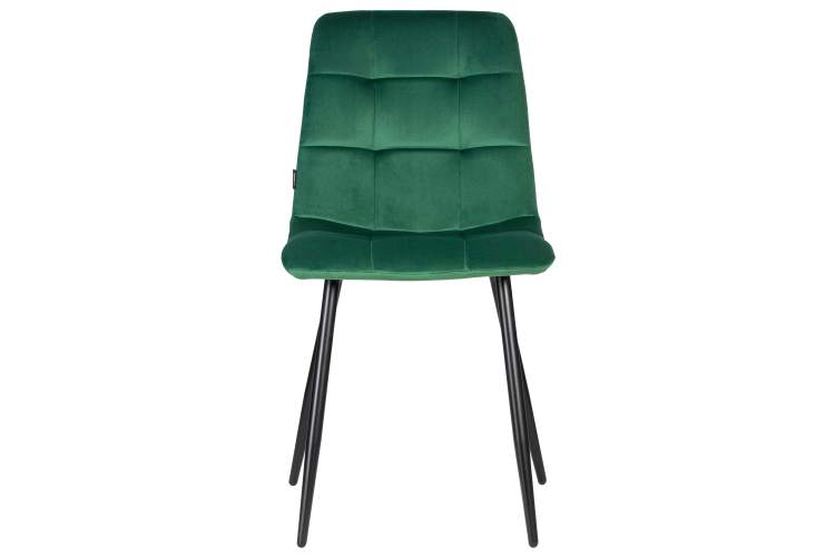 Набор 4 шт Стул обеденный DOBRIN CHILLY, Темно-зеленый Holland 30, основание черное-6