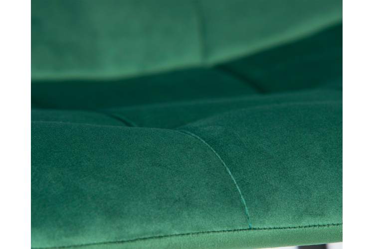 Набор 4 шт Стул обеденный DOBRIN CHILLY, Темно-зеленый Holland 30, основание черное-7