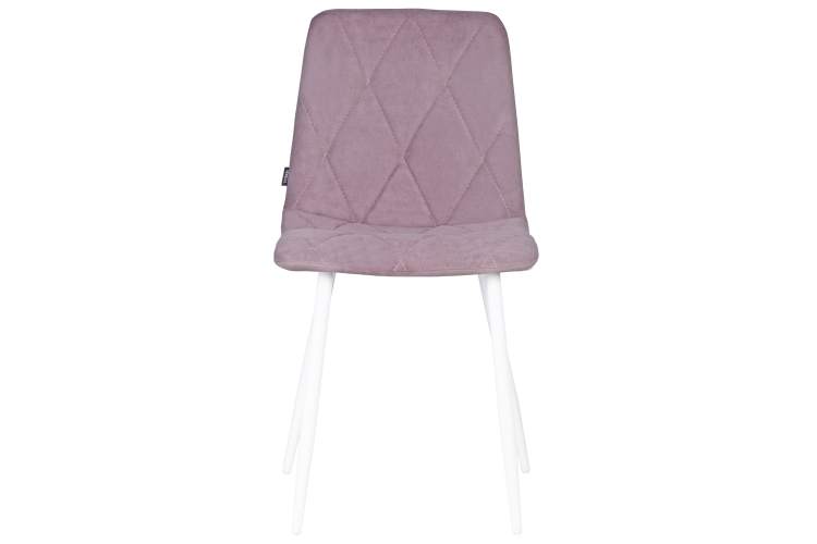 Набор 4 шт Стул обеденный DOBRIN CHILLY ROMBO, Лавандовый Simple 48, основание белый-6