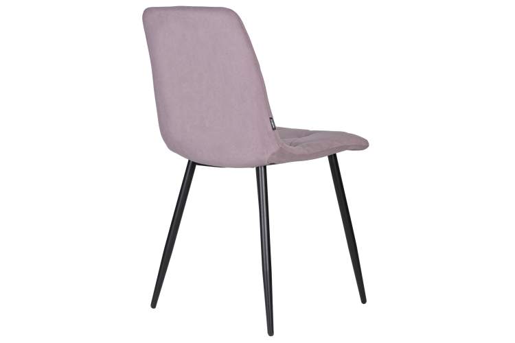 Набор 4 шт Стул обеденный DOBRIN CHILLY ROMBO, Лавандовый Simple 48, основание черное-4