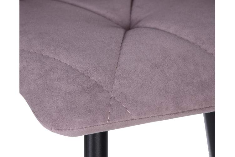 Набор 4 шт Стул обеденный DOBRIN CHILLY ROMBO, Лавандовый Simple 48, основание черное-7