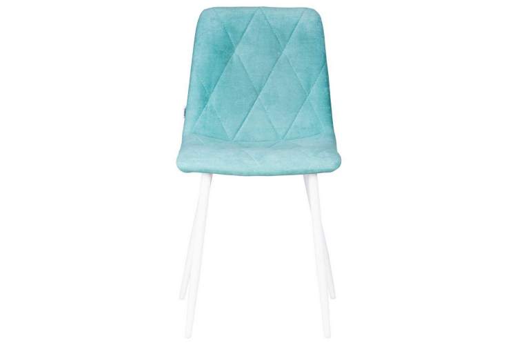 Стул обеденный DOBRIN CHILLY ROMBO, Тиффани Simple 51, основание белый-5