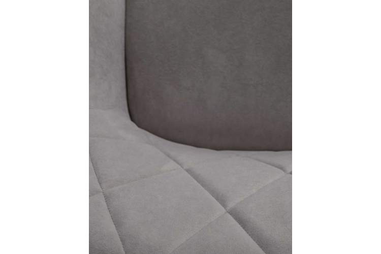 Стул обеденный DOBRIN ROBY, ЭМАЛЬ ЧЕРНЫЙ МУАР велюр Catania Smoke-10