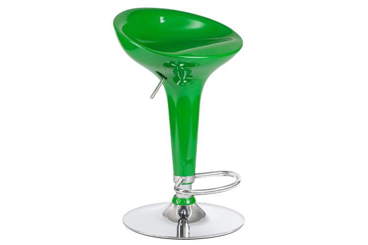 Набор 2 шт Стул барный DOBRIN BOMBA, зелёный металлик-2