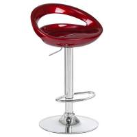 Стул барный DISCO, бордовый металлик Стул барный DISCO, бордовый металлик