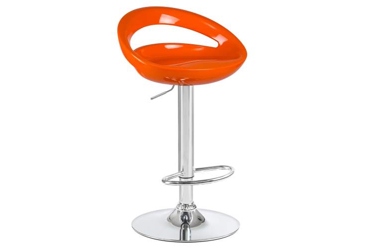 Набор 2 шт Стул барный DOBRIN DISCO, оранжевый-1