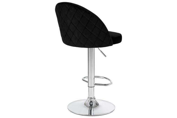 Стул барный DOBRIN MILANA, черный велюр (MJ9-101)-3