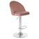 Набор 2 шт Стул барный DOBRIN MILANA, пудрово-розовый велюр (MJ9-32)