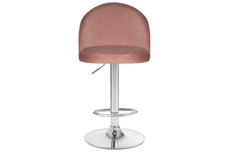 Набор 2 шт Стул барный DOBRIN MILANA, пудрово-розовый велюр (MJ9-32)-6