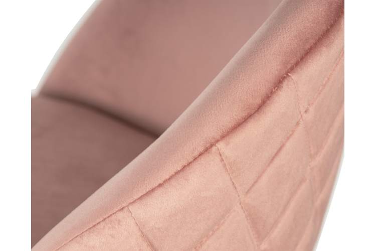 Набор 2 шт Стул барный DOBRIN MILANA, пудрово-розовый велюр (MJ9-32)-8