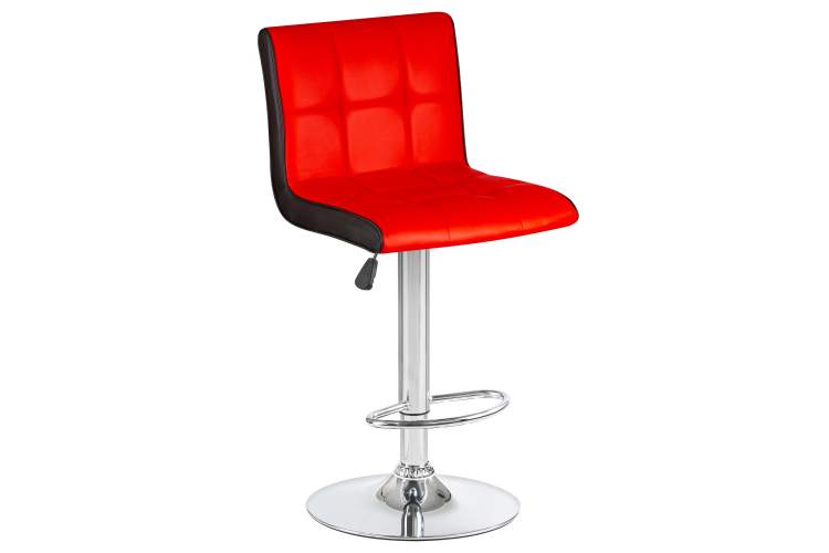 Набор 2 шт Стул барный DOBRIN CANDY, красно-чёрный-1