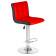 Набор 2 шт Стул барный DOBRIN CANDY, красно-чёрный