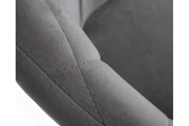 Стул барный DOBRIN LOGAN BLACK, серый велюр (MJ9-75)-7