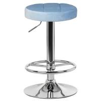 Табурет барный BRUNO, пудрово-голубой велюр (MJ9-74) Табурет барный BRUNO, пудрово-голубой велюр (MJ9-74)