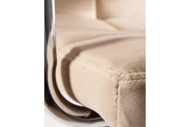 Стул барный DOBRIN KRUGER ARM, бежевый велюр (MJ9-10)-7