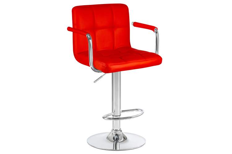 Набор 2 шт Стул барный DOBRIN KRUGER ARM, красный-1