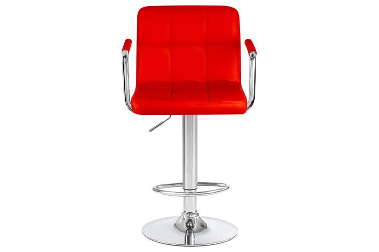 Набор 2 шт Стул барный DOBRIN KRUGER ARM, красный-6
