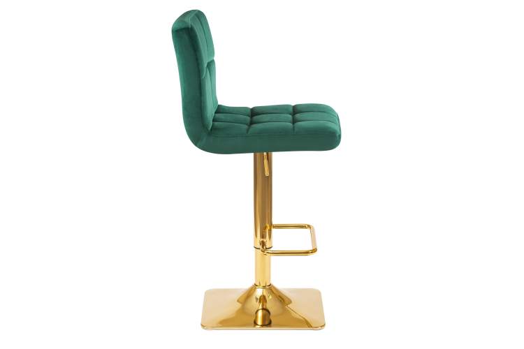 Набор 2 шт Стул барный DOBRIN GOLDIE, зеленый велюр (MJ9-88)-3