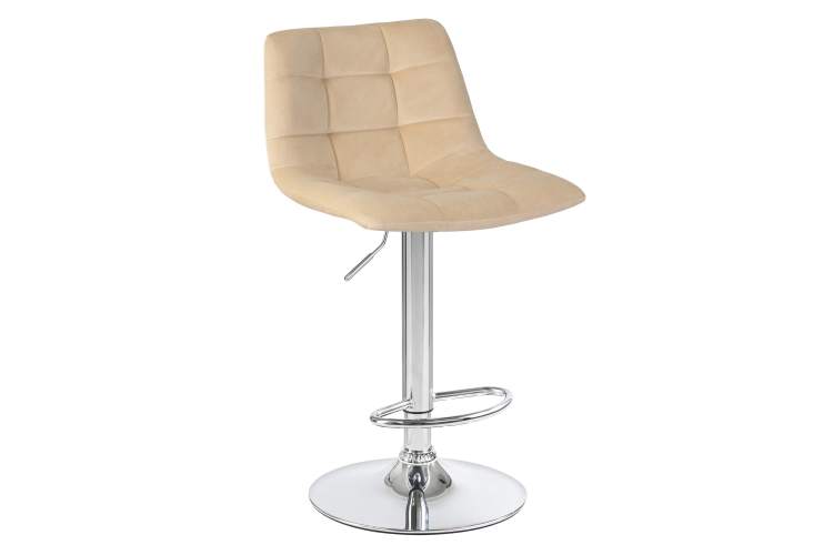 Набор 2 шт Стул барный DOBRIN TAILOR, бежевый велюр (MJ9-10)-1