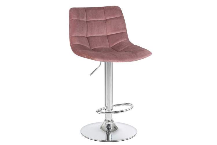 Стул барный DOBRIN TAILOR, пудрово-розовый велюр (MJ9-32)-8