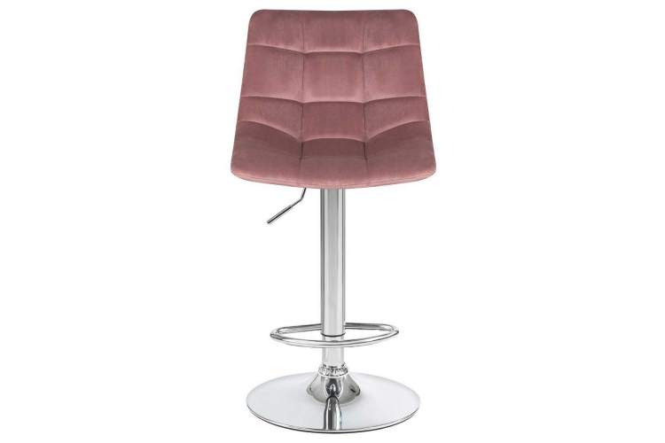 Стул барный DOBRIN TAILOR, пудрово-розовый велюр (MJ9-32)-4