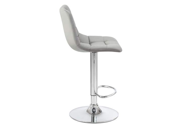 Набор 2 шт Стул барный DOBRIN TAILOR, серый велюр (MJ9-75)-2