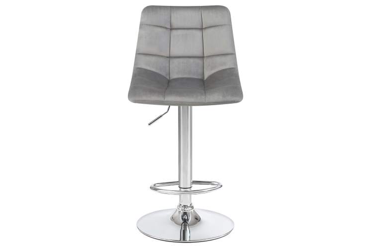 Набор 2 шт Стул барный DOBRIN TAILOR, серый велюр (MJ9-75)-5