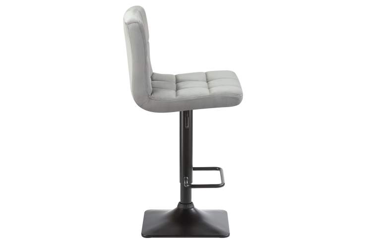 Набор 2 шт Стул барный DOBRIN DOMINIC, серый велюр (MJ9-75)-3