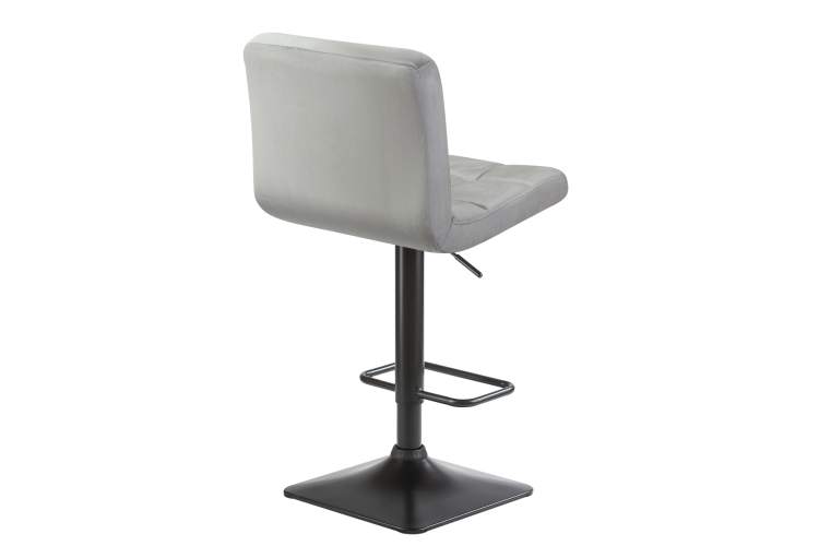Набор 2 шт Стул барный DOBRIN DOMINIC, серый велюр (MJ9-75)-4