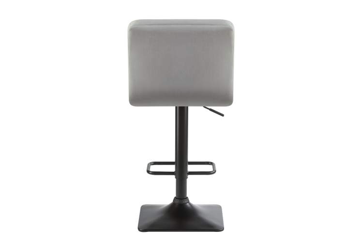 Набор 2 шт Стул барный DOBRIN DOMINIC, серый велюр (MJ9-75)-5