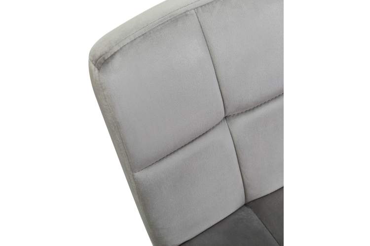 Набор 2 шт Стул барный DOBRIN DOMINIC, серый велюр (MJ9-75)-8