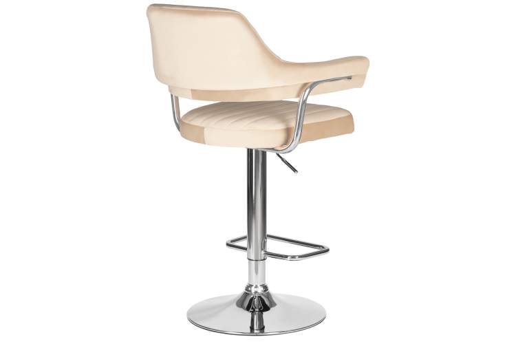 Набор 2 шт Стул барный DOBRIN CHARLY, бежевый велюр (MJ9-10)-4