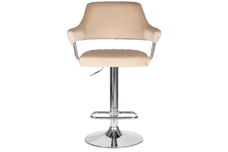 Набор 2 шт Стул барный DOBRIN CHARLY, бежевый велюр (MJ9-10)-6