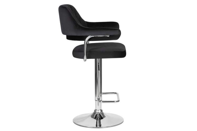 Стул барный DOBRIN CHARLY, черный велюр (MJ9-101)-2
