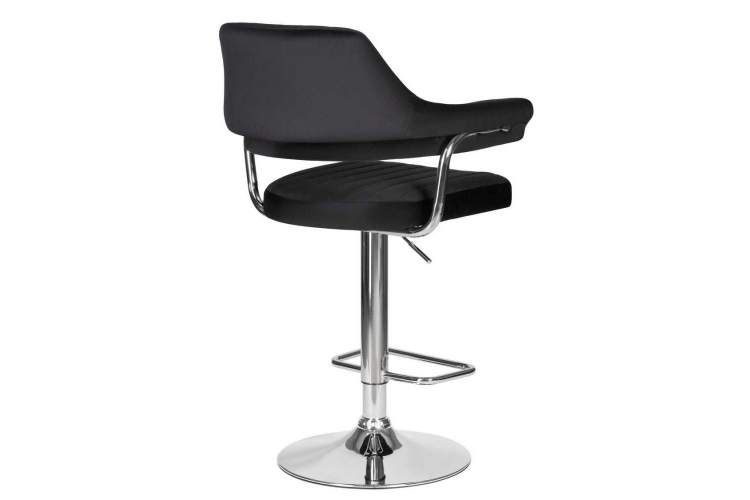 Стул барный DOBRIN CHARLY, черный велюр (MJ9-101)-3