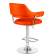 Набор 2 шт Стул барный DOBRIN CHARLY, оранжевый