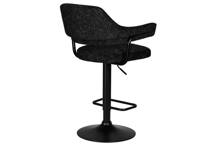 Стул барный DOBRIN CHARLY BLACK, черный твид (LEO18)-3