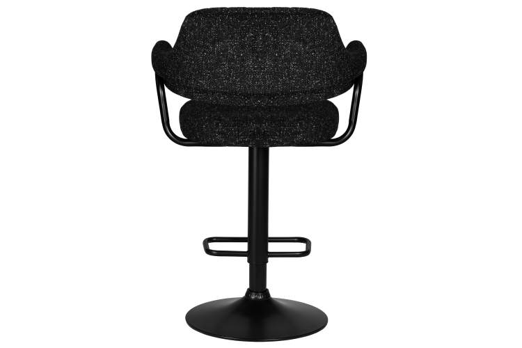 Стул барный DOBRIN CHARLY BLACK, черный твид (LEO18)-4