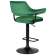 Набор 2 шт Стул барный DOBRIN CHARLY BLACK, зеленый велюр (MJ9-88)
