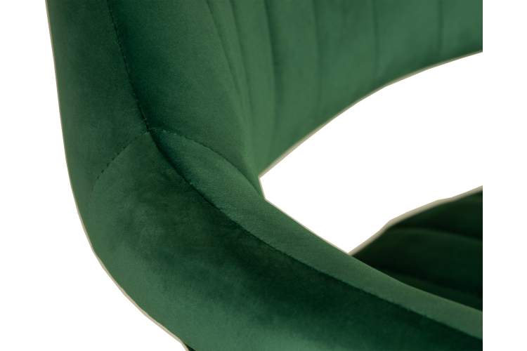 Набор 2 шт Стул барный DOBRIN CHARLY BLACK, зеленый велюр (MJ9-88)-8