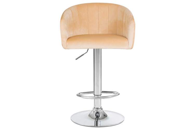 Стул барный DOBRIN DARCY, песочный велюр (1922-3)-5