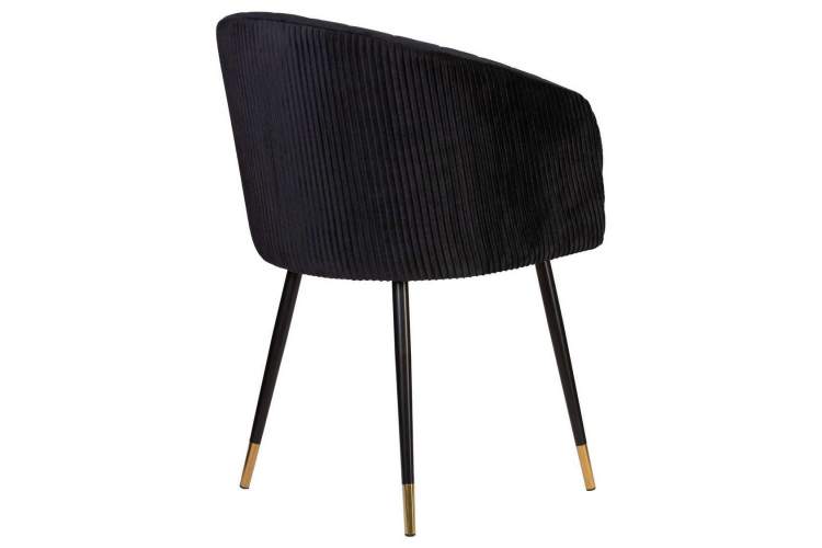 Стул обеденный DOBRIN MARY, черный велюр (1922-21)-3