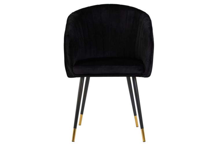 Стул обеденный DOBRIN MARY, черный велюр (1922-21)-5