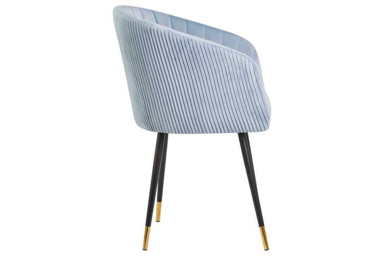 Стул обеденный DOBRIN MARY, серо-голубой велюр (1922-6)-2