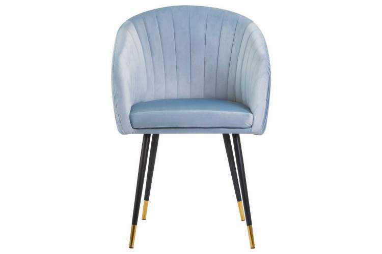 Стул обеденный DOBRIN MARY, серо-голубой велюр (1922-6)-5