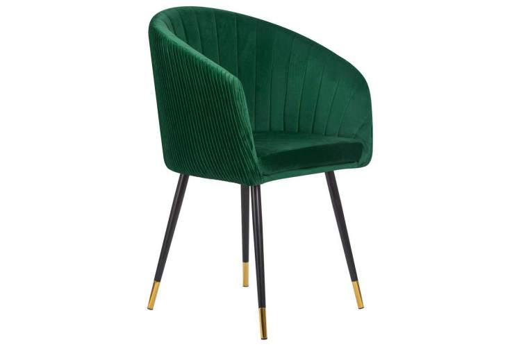 Стул обеденный DOBRIN MARY, зеленый велюр (1922-9)-1